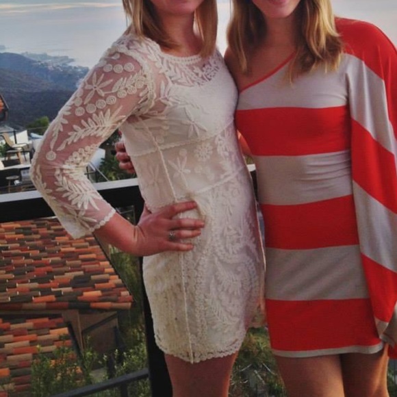 Express Lace Dress. Size M - Picture 3 of 6